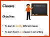 Clauses - Years  5 and 6 Teaching Resources (slide 2/18)